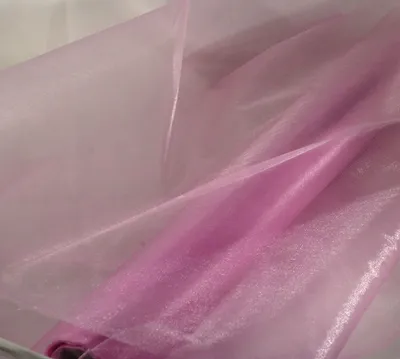 Produktbild von Snow Organza 70 cm x 10 m violett - Dekostoff