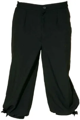 Produktbild von O7082-50-52 schwarz Herren Kniebundhose Mittelalter-Pirat Gr.50-52