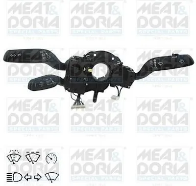 Produktbild von MEAT & DORIA 231063 Lenkstockschalter Kombischalter für AUDI A4 Limousine (8K2, B8) A6 Limousine (4G2, 4GC, C7) A5 Coupe (8T3) A7 Sportback (4GA, 4GF)