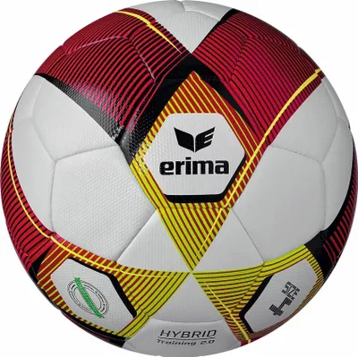 Immagine prodotto di Pallone da allenamento Erima Hybrid Training 2.0 (misura 4) Bambini - Rosso / Lime