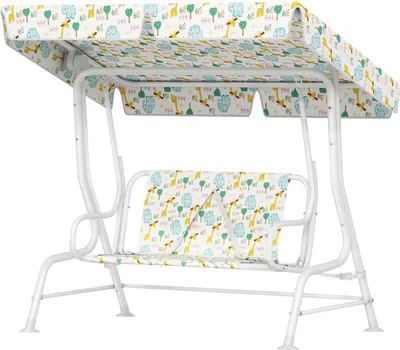 Produktbild von Kinderschaukelsitz, Stahlrahmen, 2-Sitzer, 60 kg belastbar