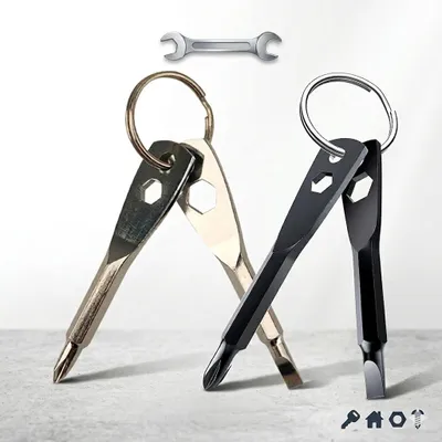 4-in-1 Schraubendreher-Set, Chrom-Vanadium-Stahl, 2 Stück