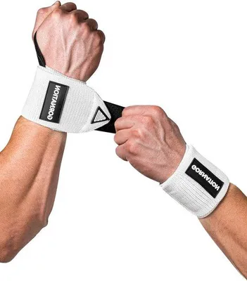 Productafbeelding van Famanu polsbandages voor gewichtheffen, calisthenics, bodybuilding en krachttraining - verstevigende polsbandages met tilriemen
