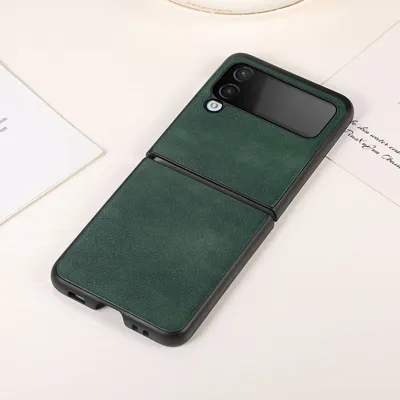 Produktbild von König Design Hülle kompatibel mit Samsung Galaxy Z Flip4 5G Kunststoff Soft Handyhülle - Handy Case Grün