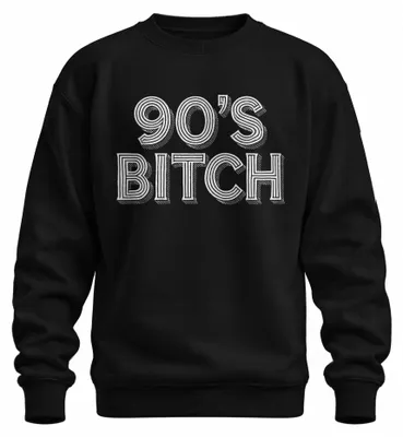 Immagine prodotto di Felpa vintage anni '90, stile retrò, ideale come regalo per gli amanti degli anni '90. Colore: nero. Taglia: 3XL