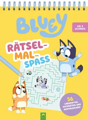 Produktbild von Bluey Rätsel-Mal-Spaß