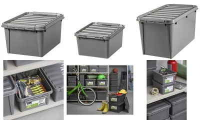 Produktbild von smartstore Aufbewahrungsbox RECYCLED 15, 14 Liter, taupe