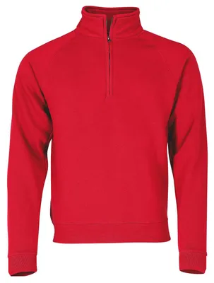 Produktbild von Fruit of the Loom Premium Zip Neck Sweat ,Farbe: rot ,Größe: M