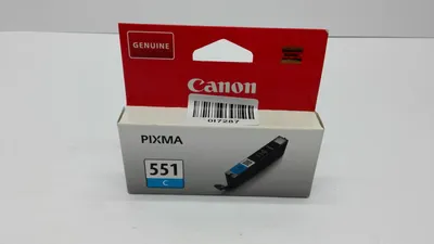 Produktbild von Canon CLI-551C Tinte Cyan, Standardertrag, Foto zyan, Tinte auf Farbstoffbasis, 1 Stück(e), 304 Seiten