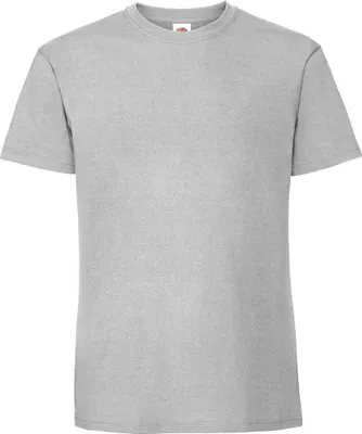 Produktbild von Fruit of the Loom - "Iconic 195 Premium" T-Shirt für Herren FK2657 (M) (Zink)