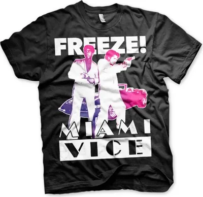 Produktbild von Miami Vice - Freeze T-Shirt - Medium - Black