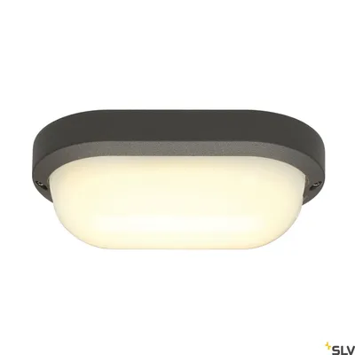 Obrázok produktu pre SLV 229935 TERANG 2 Nástenné a stropné svietidlo oválne antracitové 3000K IP44