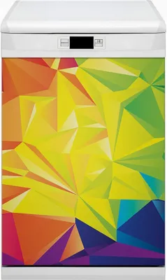 Obrázek produktu pro Magnetická fólie na magnety do myčky Magnety do myčky nádobí 45x80 cm dekor - abstraktní barva