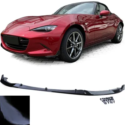Produktbild von Lippe Frontspoiler Spoiler schwarz glänzend für Mazda MX5 ND ab 2015