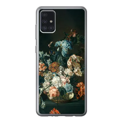 Produktbild von MuchoWow® Handyhülle Schutzhülle Hülle für Samsung Galaxy A52 5G Stilleben mit Blumen - Alte Meister - Kunst Silikon Softcase Handy Hülle - Umschlag