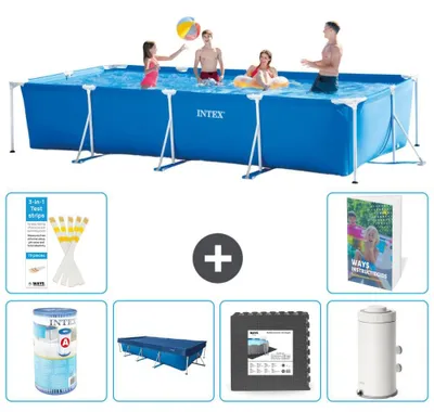 Immagine prodotto di Piscina fuori terra rettangolare - 450x220x84 cm - composta da 5 elementi - modello S142