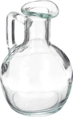 Produktbild von Elegante Glaskaraffe mit Henkel für Tischdekoration und Blumenarrangements, 6 Stück