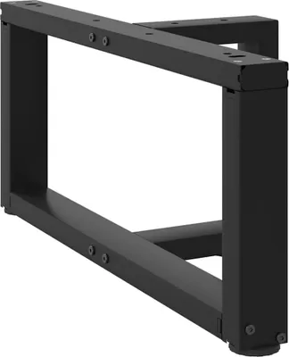 Obrázek produktu pro Nohy konferenčního stolku ve tvaru T, 2 ks, černé, 60 x 25 x (30-31) cm, ocel