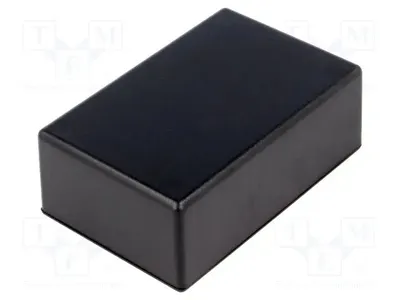 Zdjęcie produktu dla Obudowa: uniwersalna; X: 54 mm; Y: 83 mm; Z: 30 mm; ABS; czarna; UL94HB G1020B, uniwersalna obudowa