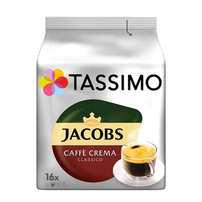 Zdjęcie produktu dla Tassimo Jacobs Classic Cream Coffee, 16 Kaffeekapseln