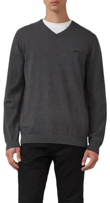 Obrázok produktu pre Svetrík pánsky s.Oliver, model 2143174, farba: sivá (Grey), veľkosť: 3XL