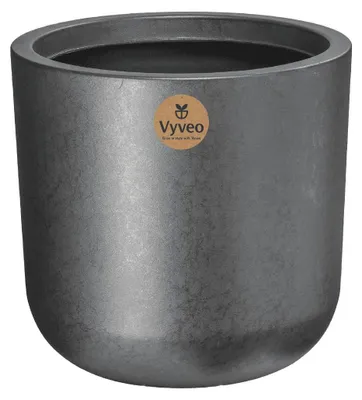 Produktbild von Vyveo - Blumentopf Orena - Silber metallic - 44x43