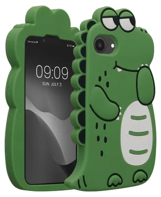 Imagen del producto de kwmobile KWM000022YG001C, funda, Apple, iPhone 16e, iPhone 17e, iPhone 17e / iPhone 16e, negro, blanco