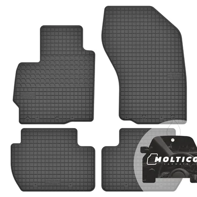 Productafbeelding van moto-MOLTICO rubberen autovloermatten, set van 4, perfect passend, all-weather vloermatten, geschikt voor Peugeot 4007/4008 / C-Crosser