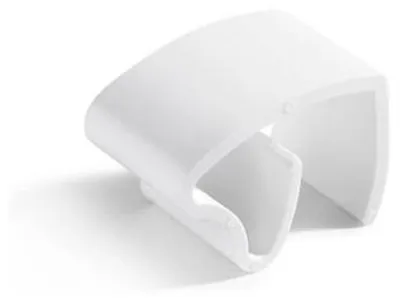 Produktbild von Interdeco Klemmträger / Klemmbefestigung für Jalousien 27 x 19 mm Weiß, Pack. 2 Stück