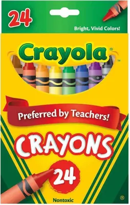 Produktbild von Crayola | Wachsmalstifte - 24 Farben - Ungiftig - Ökologisch - Wachsmalstifte Für Kinder