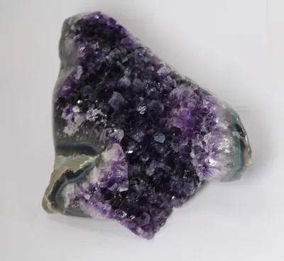 Produktbild von Amethyst Druse Bergkristall türkis Achat Naturedelsteine lila Kristallstufe