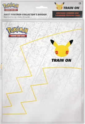 The image shows the front packaging of a Pokemon Celebrations XXL Oversized Sammel-Album / Portfolio.