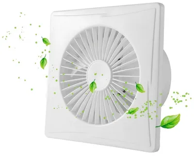 Productafbeelding van PolkaHome® Badkamerventilator 100mm – 90 m³/h – Stil 38 dB – met terugslagklep, Afzuiging ventilator