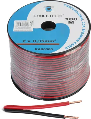 Immagine prodotto di Cavo diffusore circa 2x0.35mm rosso/nero 100m