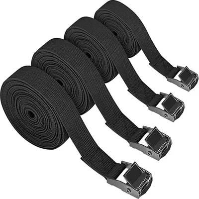 Image de INF Sangles de tension, paquet de 4 Le noir