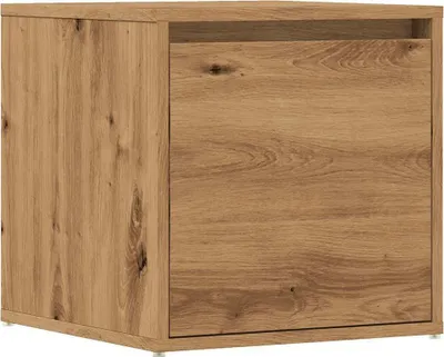 Obrázek produktu pro Úložný box se zásuvkou dub artisan 40,5x40x40 cm kompozit
