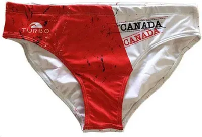 Produktbild von Turbo Canada Badeslip Rot,Weiß S Herren Rot,Weiß S