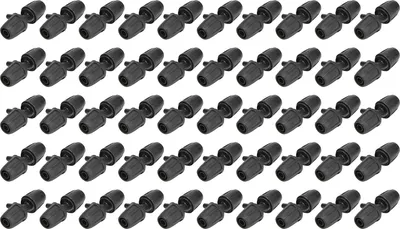 Image de 50pcs 8/12mm Hose Tee Fitting Tube Tee Connector Accessory for Garden Drip Irrigation Watering System