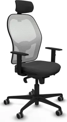 Produktbild von Bürostuhl mit Kopfstütze Jorquera Piqueras y Crespo 1D036G2 Dunkelgrau