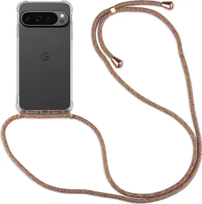 Produktbild von Handykette Für Google Pixel 9 Pro XL Handyhülle mit Band Hülle Kordel Bumper in Rainbow