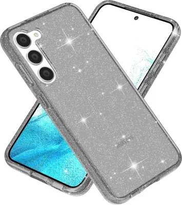 Produktbild von Samsung Galaxy S23 Hülle - Coverup Glitzer TPU Back Cover - Grau