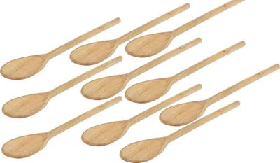 Obrázok produktu pre Drevená lyžička, mini lyžička na cukor alebo soľ, 13 cm, 100 kusov