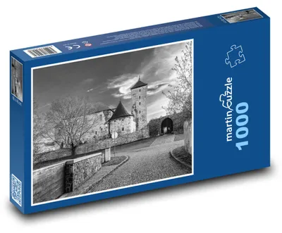 Zdjęcie produktu dla Puzzle 1000 Zamek Švihov na Kamiennej Drodze - martinpuzzle