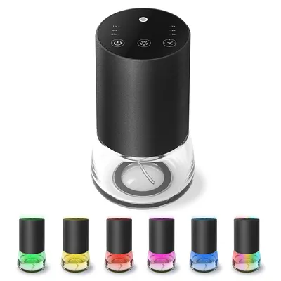 Produktbild von Aromatherapie Diffusor 100ml,Kabelloser Luftreiniger, Ohne Wasser, Timer, 7 Farben,wasserloser Diffusor für Büro, Schlafzimmer und Auto