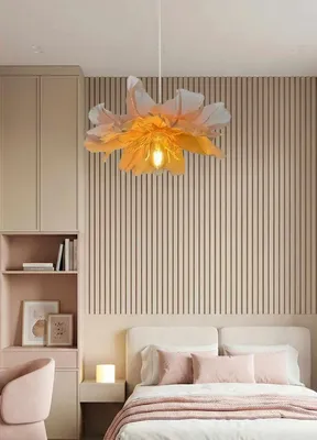 Produktbild von Opviq, Moderne Pendelleuchte in Pink, Kunststoffkörper, Ø48 cm, höhenverstellbar (80-85 cm), E27 Fassung, max. 40 W, IP20, ideal für stilvolle Wohnräume und kreative Akzente.