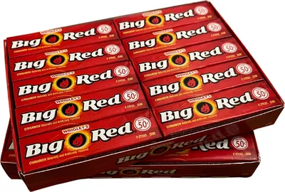 Obrázek produktu pro Žvýkačky Wrigley's Big Red 200 kusů (40x5 proužků)