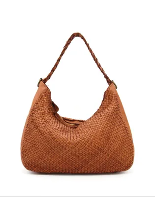 Produktbild von BZNA Bag Sandra Cognac Shopper Tasche Schultertasche Handtasche Designer Leder