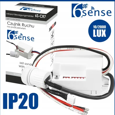 Produktbild von Mini Bewegungsmelder 360° Unterputz Einbau PIR Infrarot Sensor für LED 12-24V