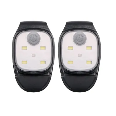 Produktbild von LED Clip Lampe, 2 Stück Lauflicht LED Stirnlampe Wiederaufladbar Clip Lampe