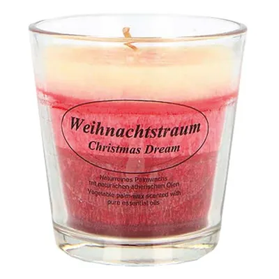 Produktbild von Stearin Duftkerze - Weihnachtstraum im Glas